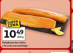 Auchan Polędwica bez skóry z łososia norweskiego oferta