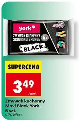 Biedronka Zmywak kuchenny Maxi Black York, 5 szt oferta
