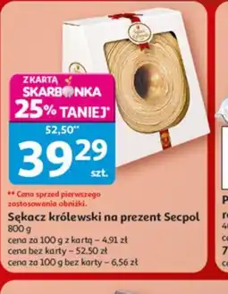 Auchan Sękacz królewski na prezent Secpol oferta