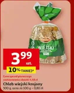 Auchan Chleb wiejski krojony oferta
