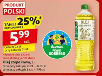 Auchan Olej rzepakowy oferta