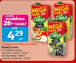 Auchan Napój Costa oferta