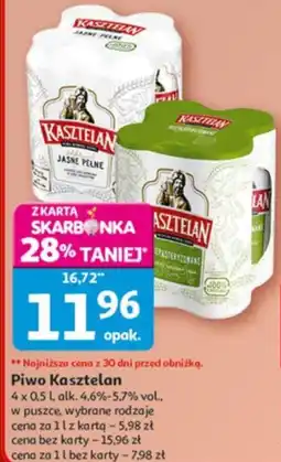 Auchan Piwo Kasztelan oferta