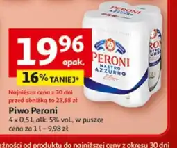 Auchan Piwo Peroni oferta