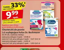 Auchan Chusteczki do prania Dr. Beckmann oferta