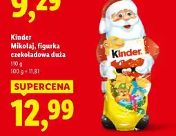 Lidl Figurka Kinder Mikołaj duża oferta
