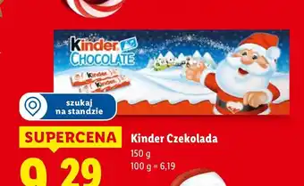 Lidl Czekolada Kinder oferta