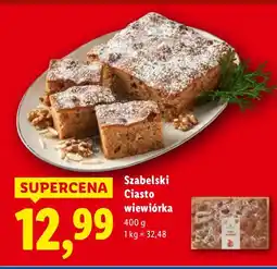 Lidl Ciasto wiewiórka Szabelski oferta
