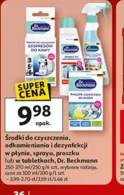 Auchan Srodki do czyszczenia, odkamieniania i dezynfekcji Dr. Beckmann oferta