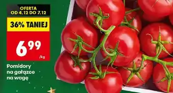 Pomidory na gałązce na wagę