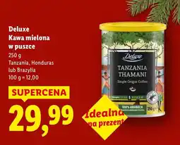 Lidl Kawa mielona w puszce Tanzania Deluxe oferta