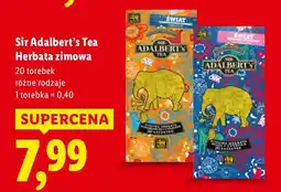 Lidl Herbata zimowa Sir Adalbert's Tea oferta