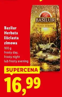 Lidl Herbata liściasta zimowa frosty day Basilur oferta