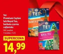 Lidl Herbata Premium Ceylon czarna cejlońska Tet oferta