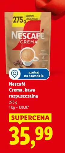 Lidl Kawa Crema rozpuszczalna Nescafé oferta