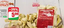 Dino Jabłko suszone ćwiartki Świderek oferta