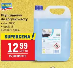 Makro Płyn do spryskiwaczy zimowy Fairline oferta