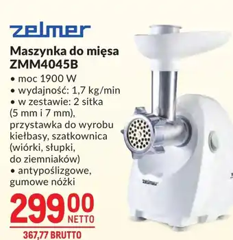 Maszynka do mielenia mięsa Zelmer