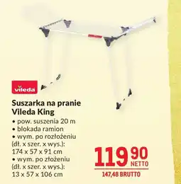 Makro Suszarka na pranie Vileda oferta