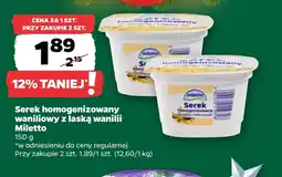 Netto Serek homogenizowany Miletto oferta