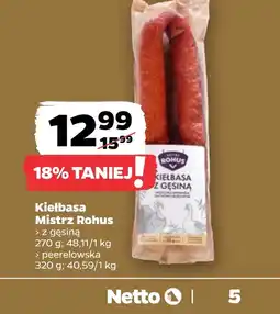 Netto Kiełbasa Mistrz Rohus oferta