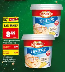 Biedronka Twaróg President oferta