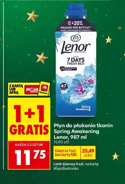 Biedronka Płyn do płukania tkanin Lenor oferta