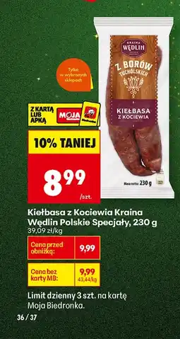 Biedronka Kiełbasa Kraina Wędlin oferta