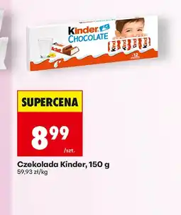 Biedronka Czekolada Kinder oferta