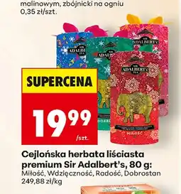 Biedronka Herbata Sir Adalbert's oferta