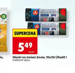 Biedronka Worki na śmieci Zosia oferta