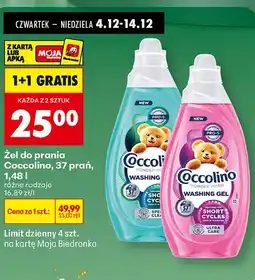 Biedronka Żel do prania Coccolino oferta