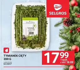 Selgros Tymianek Baziołka oferta