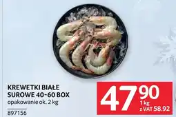 Selgros Krewetki Białe oferta