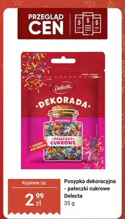 Dino Posypka dekoracyjna pałeczki cukrowe Delecta oferta