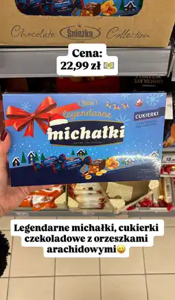 Intermarche Cukierki czekoladowe Michałki Legendarne z orzeszkami arachidowymi Śnieżka oferta