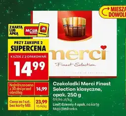 Biedronka Czekoladki Finest Selection klasyczne Merci oferta