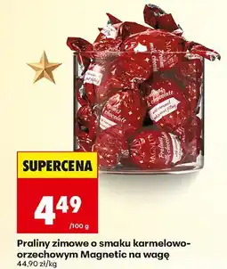 Biedronka Praliny zimowe o smaku karmelowo-orzechowym na wagę Magnetic oferta