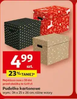 Auchan Pudełko kartonowe oferta