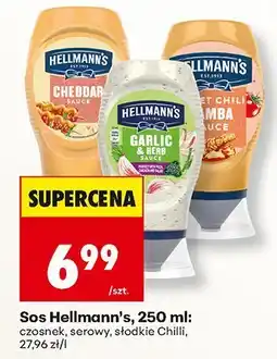 Biedronka Sos czosnkowy Hellmann's oferta
