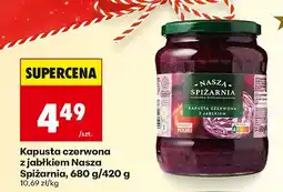 Biedronka Kapusta czerwona z jabłkiem Nasza Spiżarnia oferta