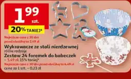 Auchan Zestaw 24 foremek do babeczek oferta