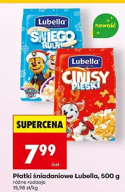 Biedronka Płatki śniadaniowe 500g, różne rodzaje Lubella oferta