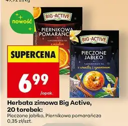 Biedronka Herbata zimowa Pieczone jabłko Big Active oferta