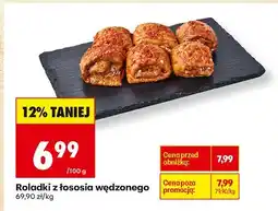 Biedronka Roladki z łososia wędzonego Biedronka oferta