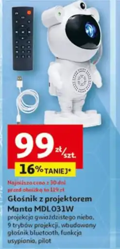 Auchan Głośnik z projektorem oferta