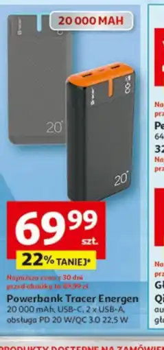 Auchan Powerbank Tracer Energen oferta