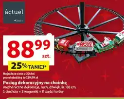 Auchan Pociąg dekoracyjny na choinkę oferta