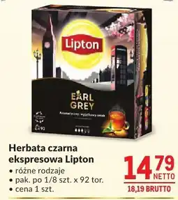 Makro Herbata czarna ekspresowa Lipton Earl Grey oferta