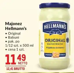 Makro Majonez Hellmann's Original/Babuni oferta